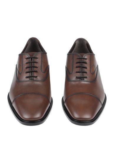 Shop Tod's Man Lace-up Shoes Brown Size 9 Soft Leather