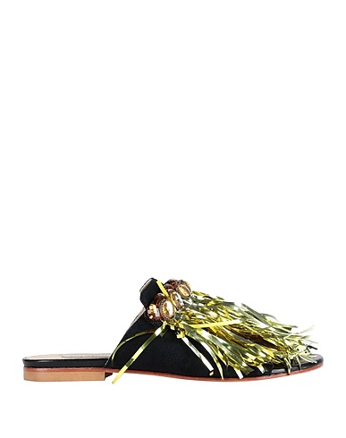 POKEMAOKE Sandals Yellow Leather
