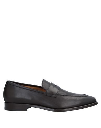 Antonio Maurizi Classic Leather Penny Loafer In Dark Brown