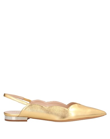 MULBERRY Schuhe Gold Leder