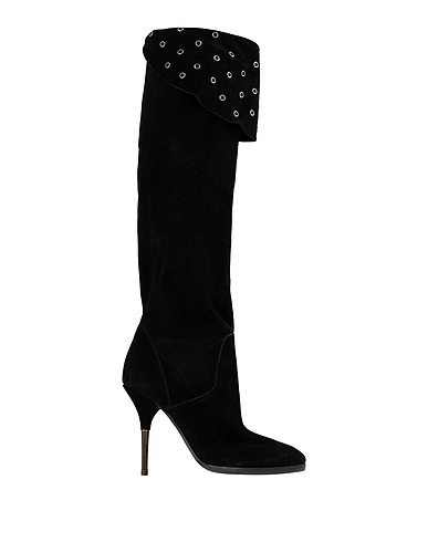 PHILOSOPHY di LORENZO SERAFINI Boots Black Leather, Elastic fibres