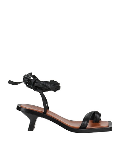 ERIKA CAVALLINI Flip flops Black Leather