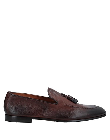DOUCAL'S Loafers Dark brown Soft Leather