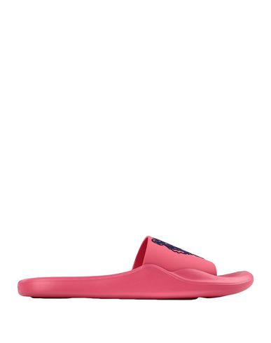 Kenzo Flats In Fuxia Rubber/plasic In Coral