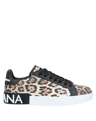 DOLCE&GABBANA Sneakers Beige Calfskin