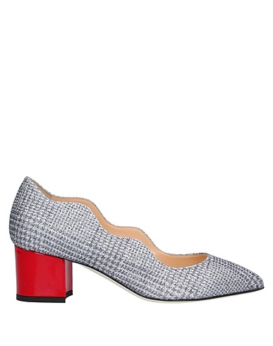FRANCESCA BELLAVITA Décolleté Grigio Fibre tessili