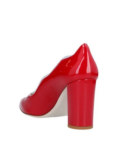 Shop Francesca Bellavita Woman Pumps Red Size 8 Soft Leather