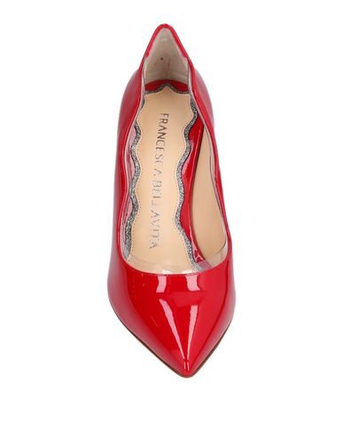 Shop Francesca Bellavita Woman Pumps Red Size 8 Soft Leather