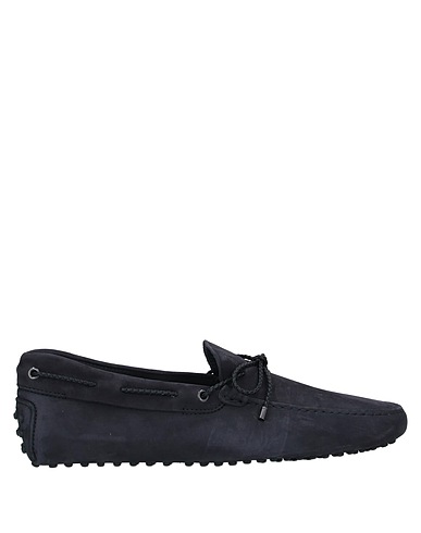 TOD'S Loafers Midnight blue Soft Leather