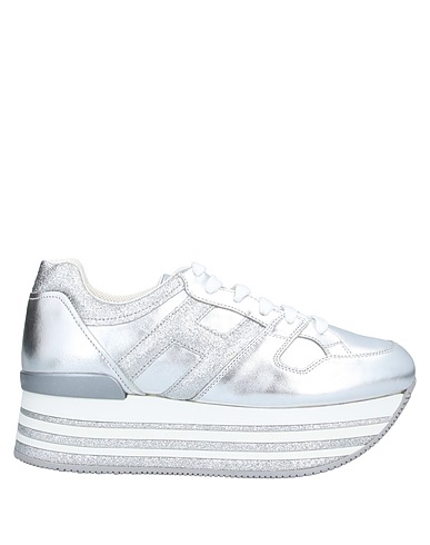 HOGAN Sneakers Silver Leather