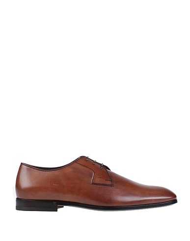 TOD'S Laced shoes Brown Leather