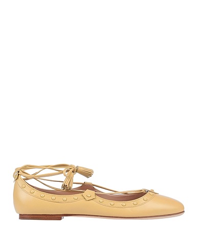 TOD'S Ballerine Giallo pastello Pelle