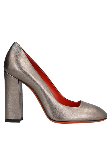 SANTONI Pump Bronze Soft Leather
