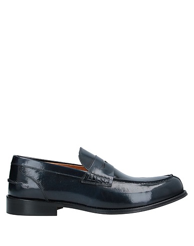 EXTON Loafers Midnight blue Leather