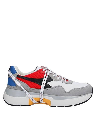 DIADORA HERITAGE Sneakers White Leather, Textile fibres