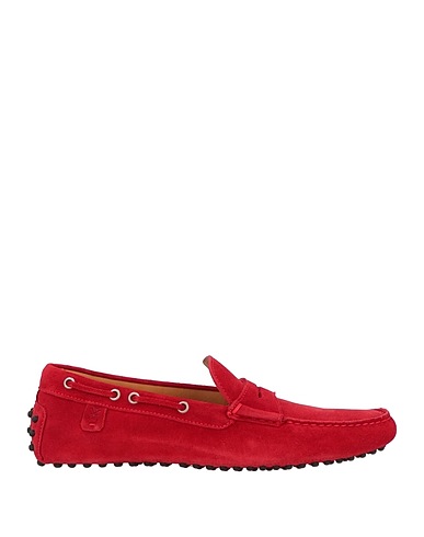 SUTOR MANTELLASSI Loafers Red Soft Leather