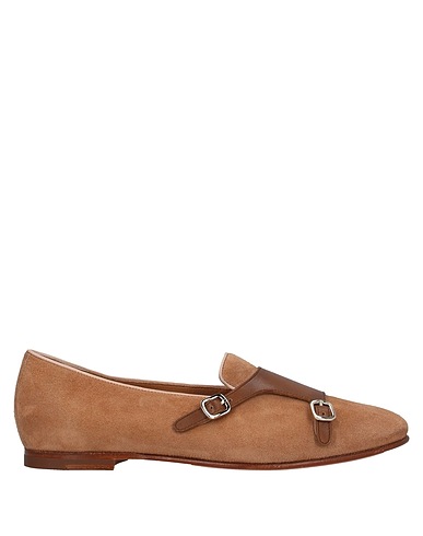 SANTONI Loafers Light brown Leather
