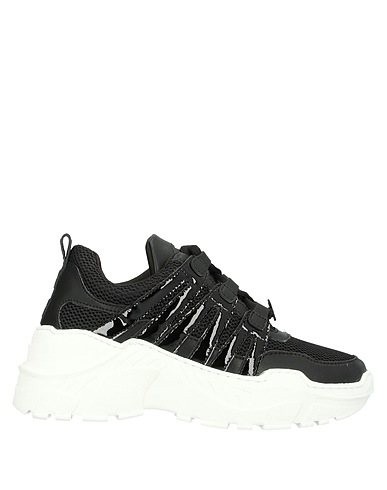 WINDSOR SMITH Sneakers Black Soft Leather, Other Fibres
