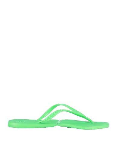 SALVATOS PORTABLE FASHION Flip flops Green Rubber