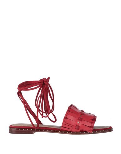 maje leather sandals decorated with studs