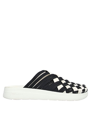 MALIBU SANDALS x MISSONI Mules and clogs Black Textile fibres