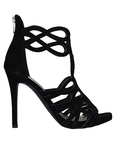 LIU •JO Sandals Black Soft Leather