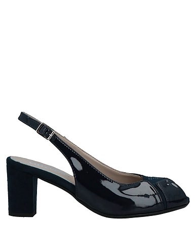 VALLEVERDE Sandals Midnight blue Textile fibres, Other Fibres