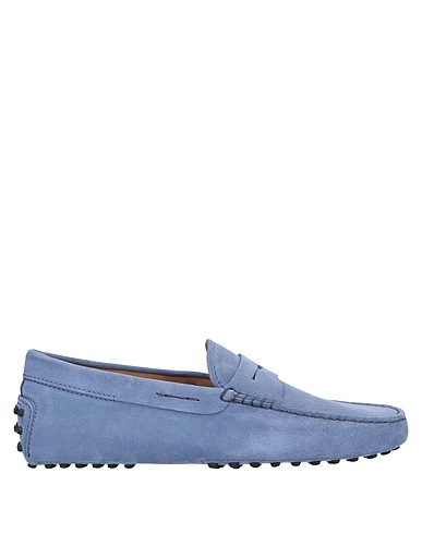 TOD'S Loafers Slate blue Leather