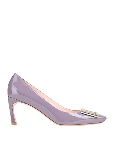 ROGER VIVIER Court Purple Leather