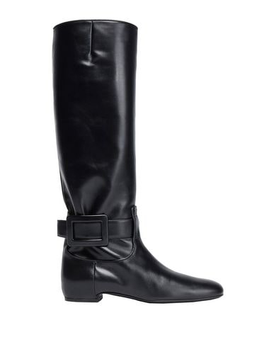 Roger Vivier Knee Boots In Black