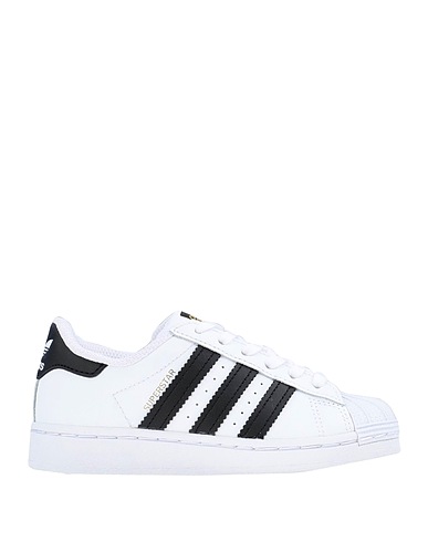 ADIDAS ORIGINALS Sneakers SUPERSTAR C
 Weiß Leder, Synthetische Fasern