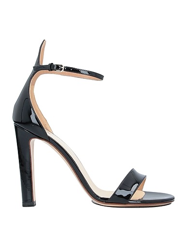 FRANCESCO RUSSO Sandals Black Leather