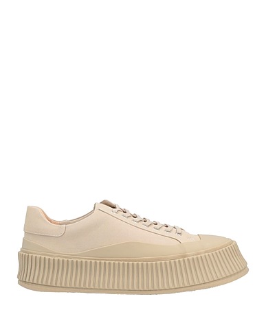JIL SANDER Sneakers Khaki Textile fibers