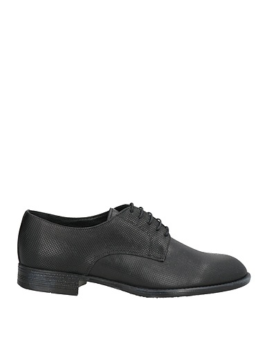 DANIELE ALESSANDRINI HOMME Laced shoes Black Leather