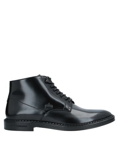 Shop Dolce & Gabbana Man Ankle Boots Black Size 7.5 Calfskin