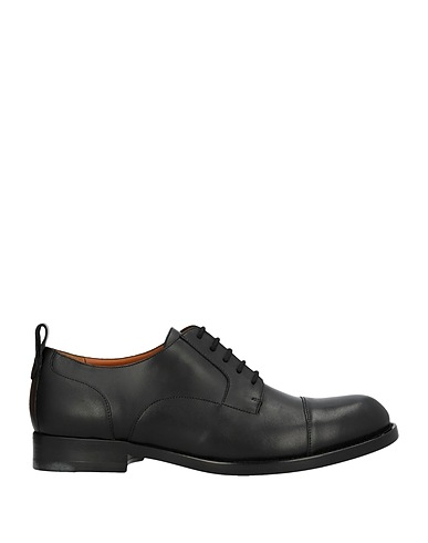 VALENTINO GARAVANI Laced shoes Black Leather