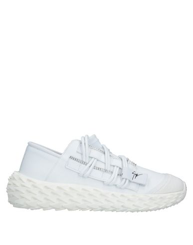 Shop Giuseppe Zanotti Woman Sneakers White Size 5 Soft Leather, Textile Fibers