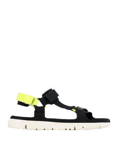 Camper Oruga Flats In Black Synthetic Fibers In Black
