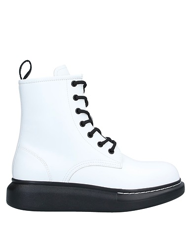 MCQUEEN Ankle boot White Leather