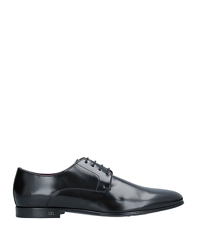 DOLCE&GABBANA Laced shoes Black Calfskin
