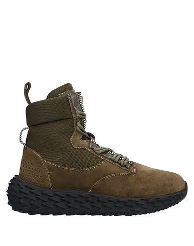 GIUSEPPE ZANOTTI Sneakers Verde militare Pelle
