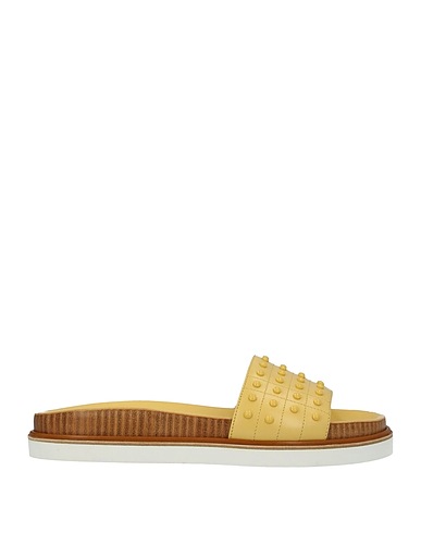 TOD'S Sandali Giallo pastello Pelle