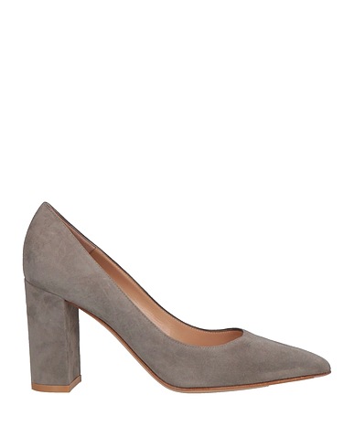 GIANVITO ROSSI Court Grey Leather