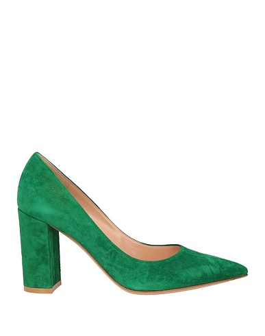 GIANVITO ROSSI Court Emerald green Leather
