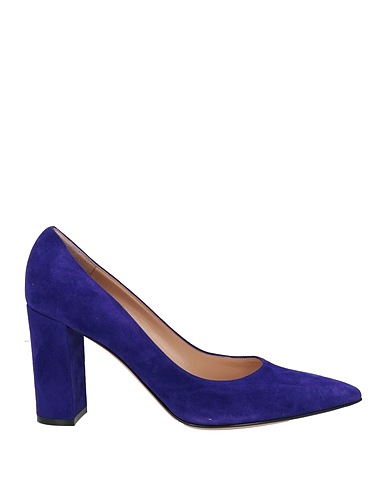 GIANVITO ROSSI Court Purple Leather