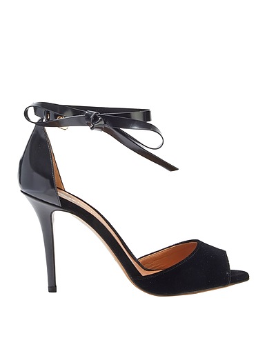 EMPORIO ARMANI Sandals Black Textile fibers