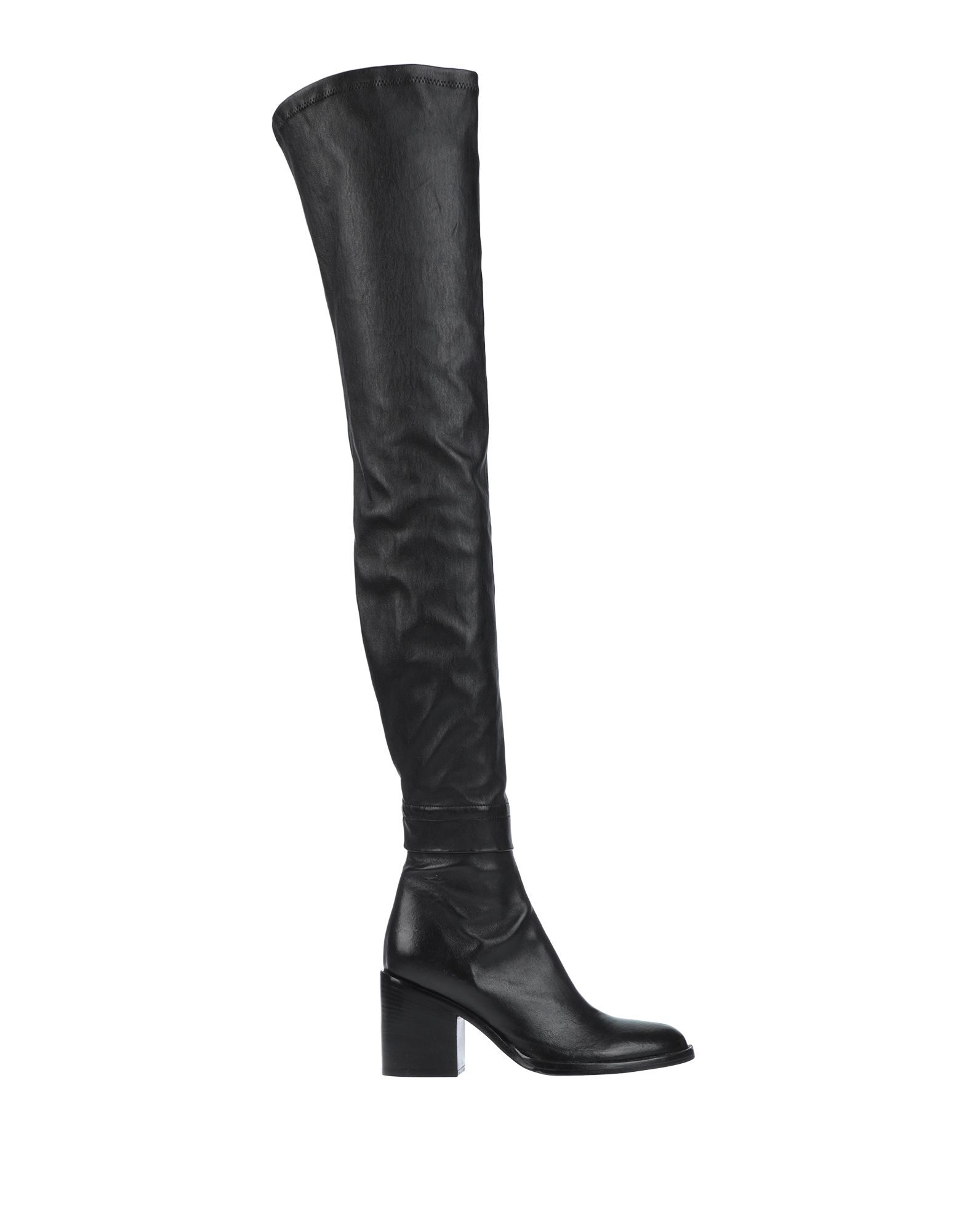 ann demeulemeester knee high boots