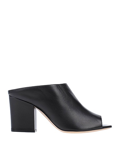 SERGIO ROSSI Sandals Black Leather