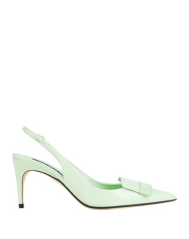 SERGIO ROSSI Court Light green Leather
