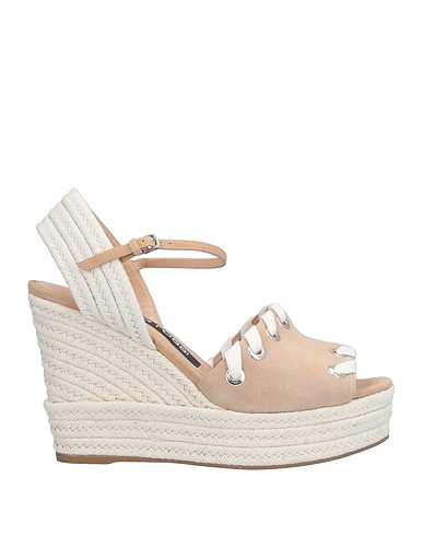 SERGIO ROSSI Espadrilles Beige Leather